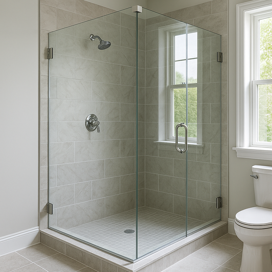Custom Frameless Shower Enclosure